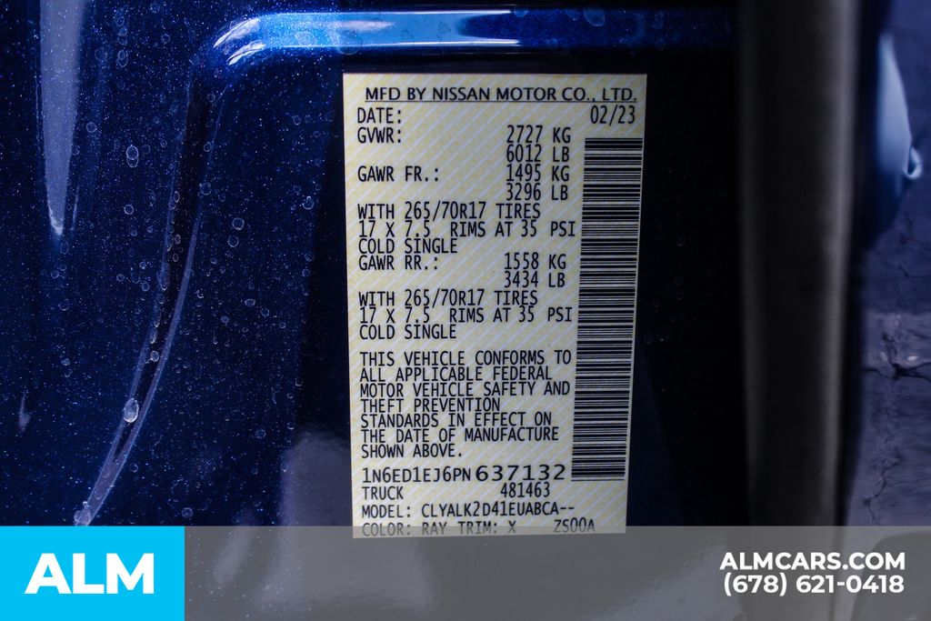 Used 2023 Blue Nissan PRO-X image 40
