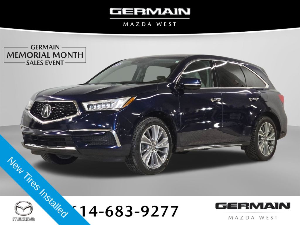 Fathom Blue Pearl 2017 Acura MDX SH-AWD with Technology Package SUV / Crossover All-Wheel Drive 9-Speed Automatic