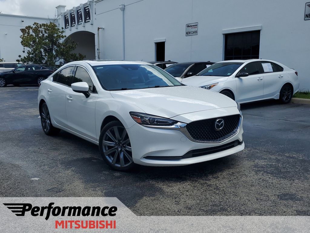 Snowflake White Pearl Mica 2020 Mazda MAZDA6 Sedan Front-Wheel Drive 6-Speed Automatic