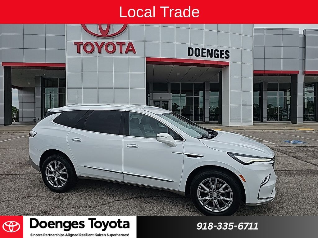 Summit White 2022 Buick Enclave Premium FWD SUV / Crossover Front-Wheel Drive 9-Speed Automatic