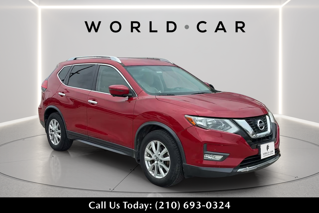Red (Palatial Ruby) 2017 Nissan Rogue SUV / Crossover Front-Wheel Drive Continuously Variable Transmission
