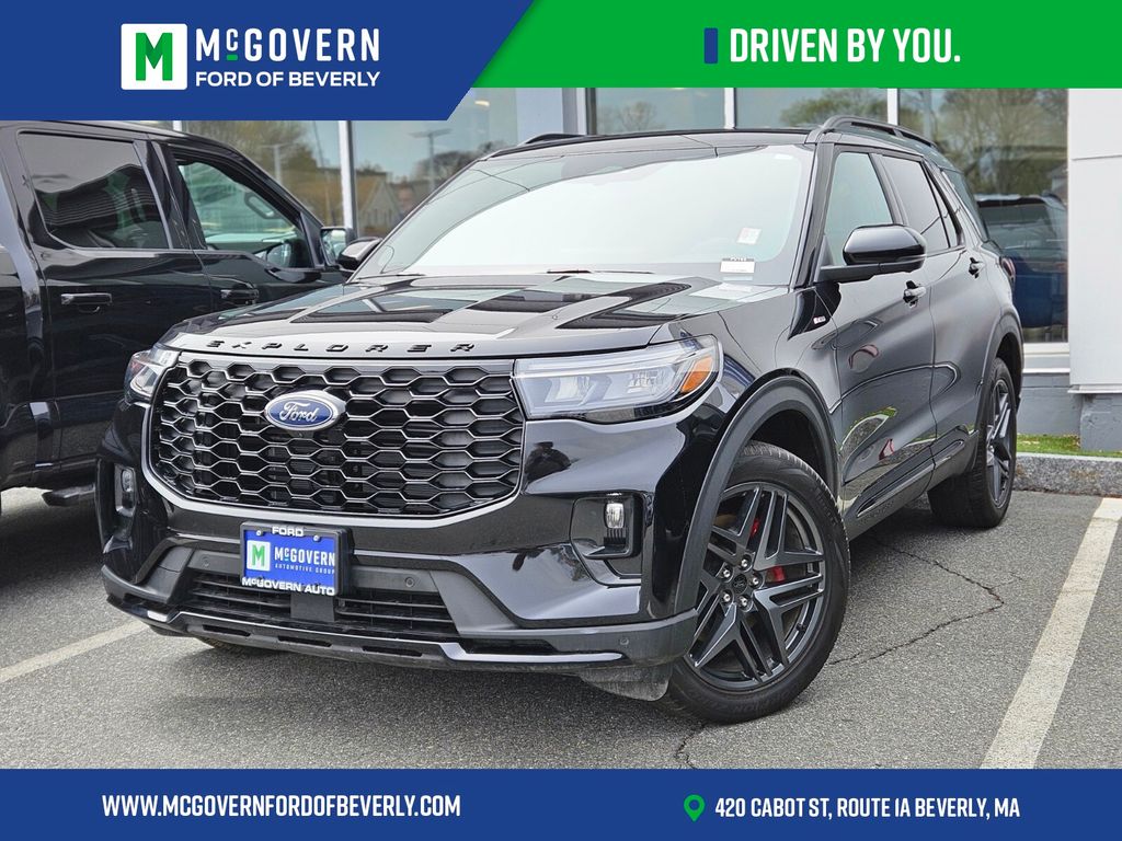 Black 2025 Ford Explorer ST-Line AWD SUV / Crossover All-Wheel Drive Automatic
