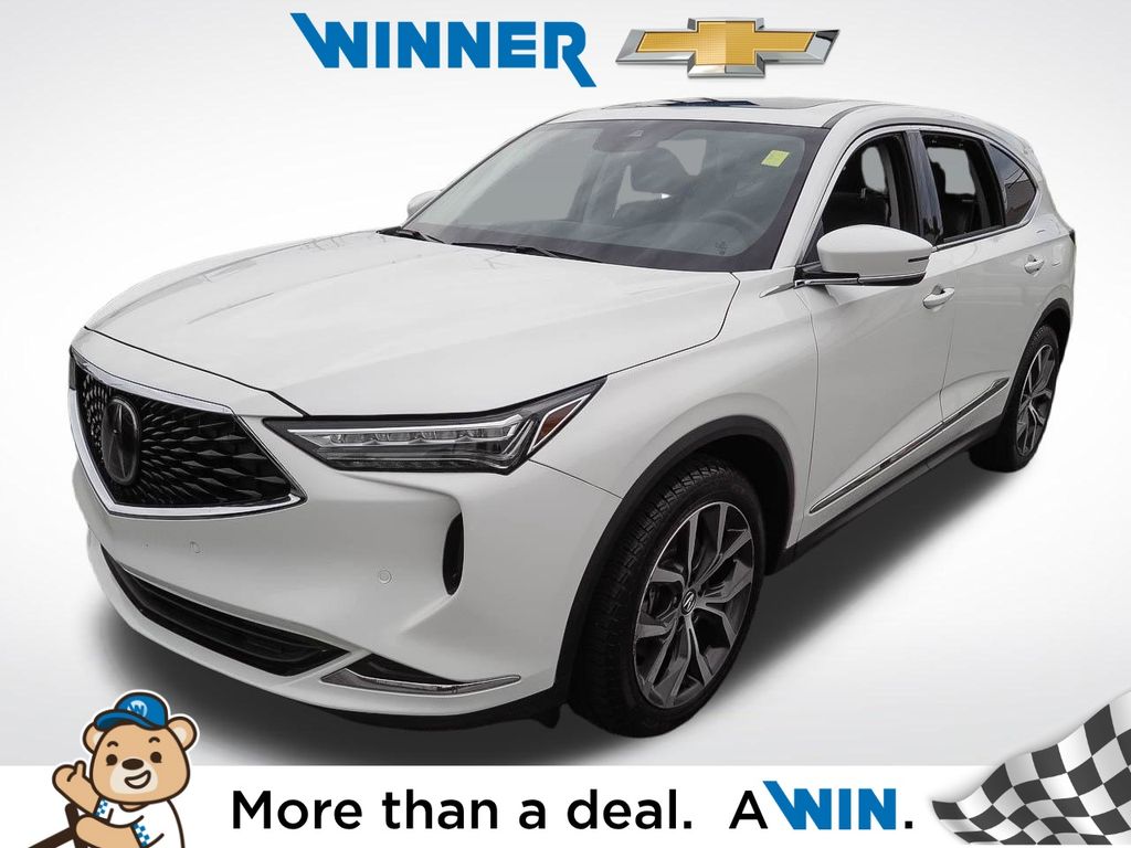 Platinum White 2022 Acura MDX SUV / Crossover All-Wheel Drive Automatic