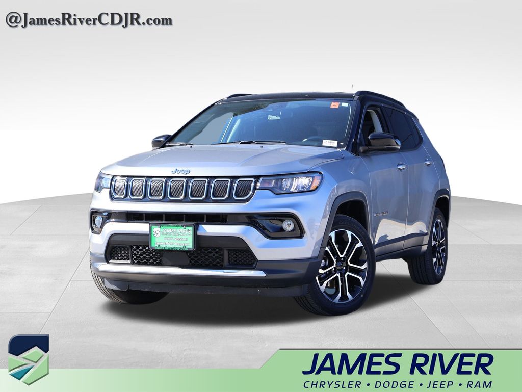 Billet Silver Metallic Clearcoat 2022 Jeep Compass SUV / Crossover Four-Wheel Drive 9-Speed Automatic