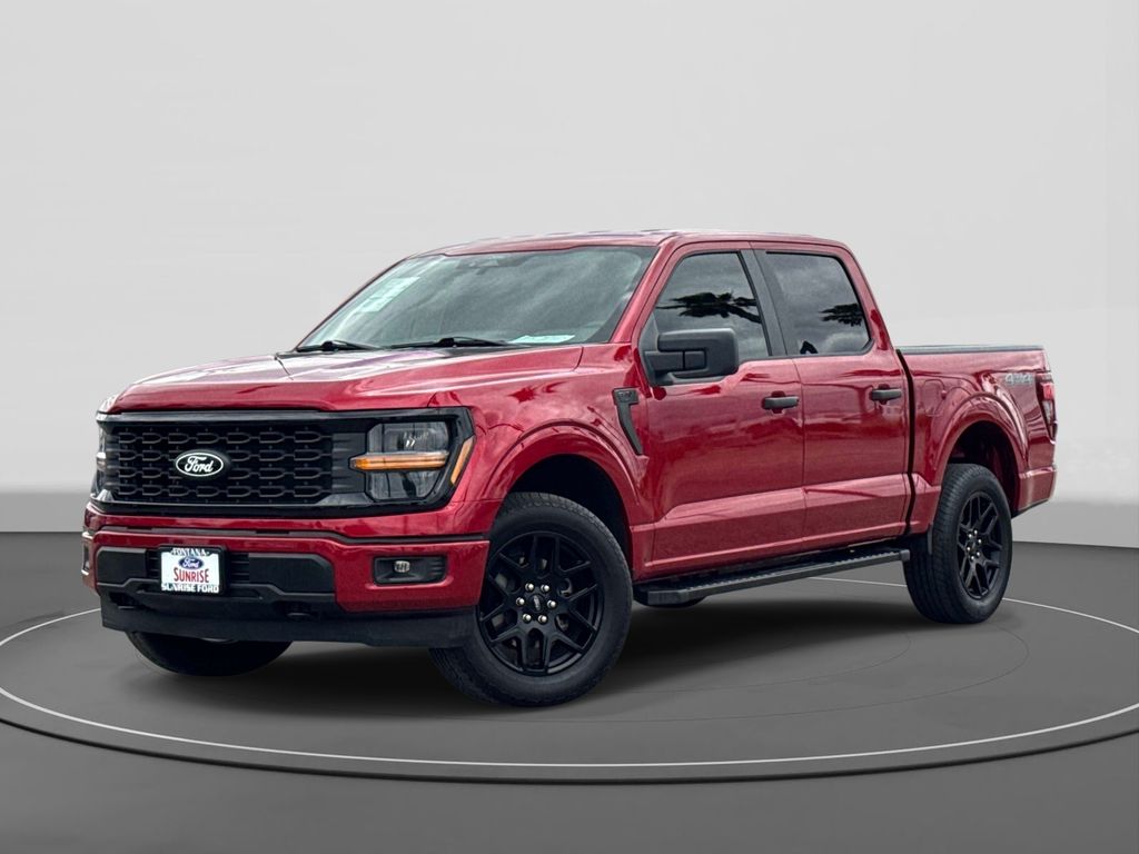 Red Metallic 2025 Ford F-150 STX 4dr SuperCrew 4WD Pickup Truck Four-Wheel Drive Automatic