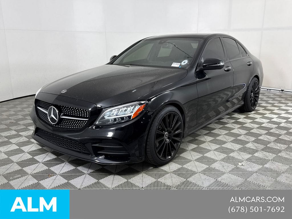 Obsidian Black Metallic 2020 Mercedes-Benz C-Class C 300 Sedan RWD Sedan Rear-Wheel Drive 9-Speed Automatic