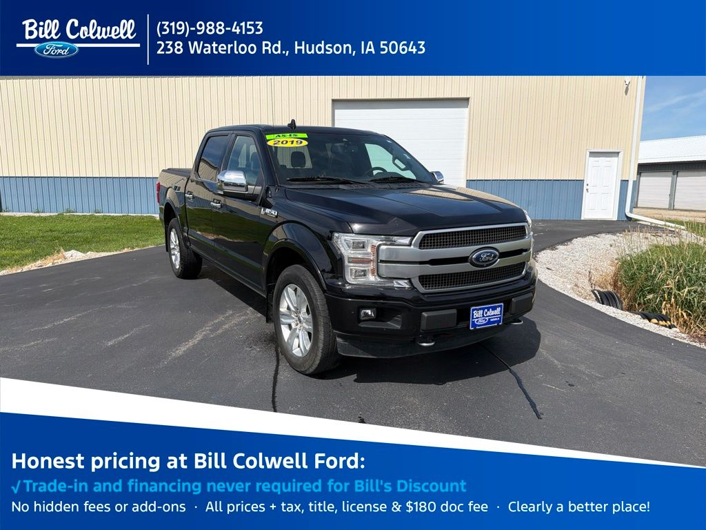 Agate Black Metallic 2019 Ford F-150 Pickup Truck Four-Wheel Drive Automatic
