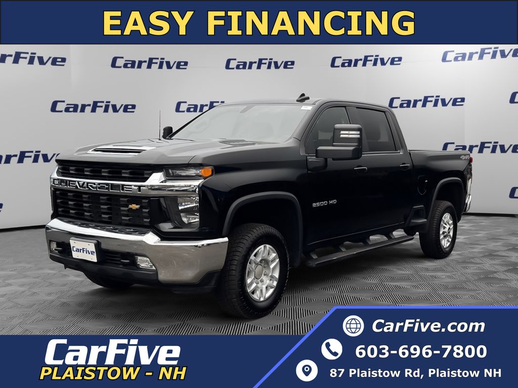 Black 2022 Chevrolet Silverado 2500HD LT Crew Cab 4WD Pickup Truck Four-Wheel Drive 6-Speed Automatic