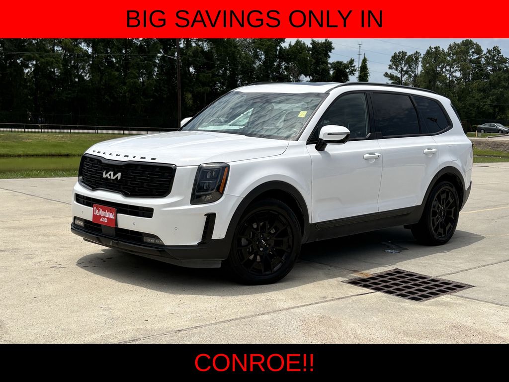 2022 Kia Telluride SX White at DeMontrond Mazda