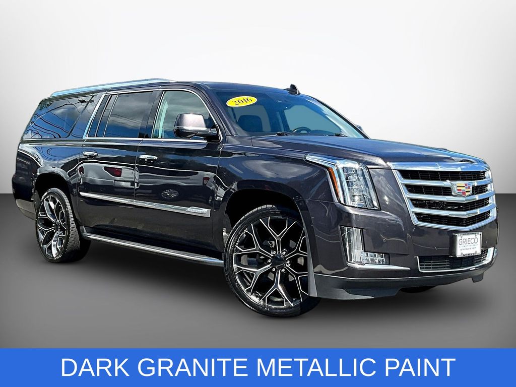 Dark Granite Metallic 2016 Cadillac Escalade ESV SUV / Crossover Four-Wheel Drive 8-Speed Automatic