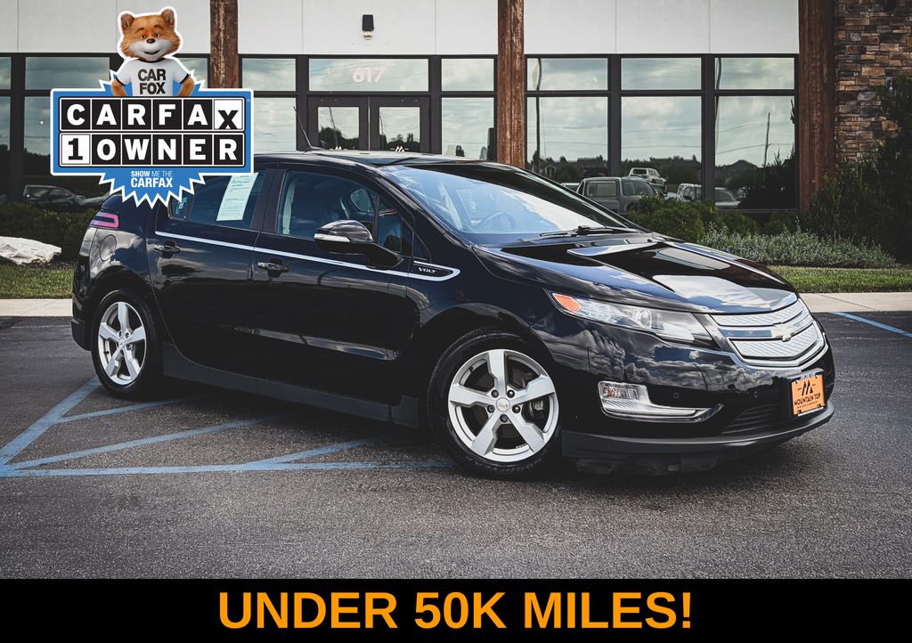 Black 2013 Chevrolet Volt Hatchback Front-Wheel Drive Automatic