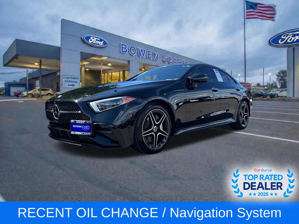 Obsidian Black Metallic 2023 Mercedes-Benz CLS 450 4MATIC Coupe All-Wheel Drive 9-Speed Automatic