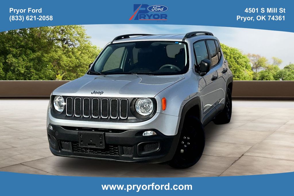 Glacier Metallic 2016 Jeep Renegade Sport SUV / Crossover Front-Wheel Drive 6-Speed Manual