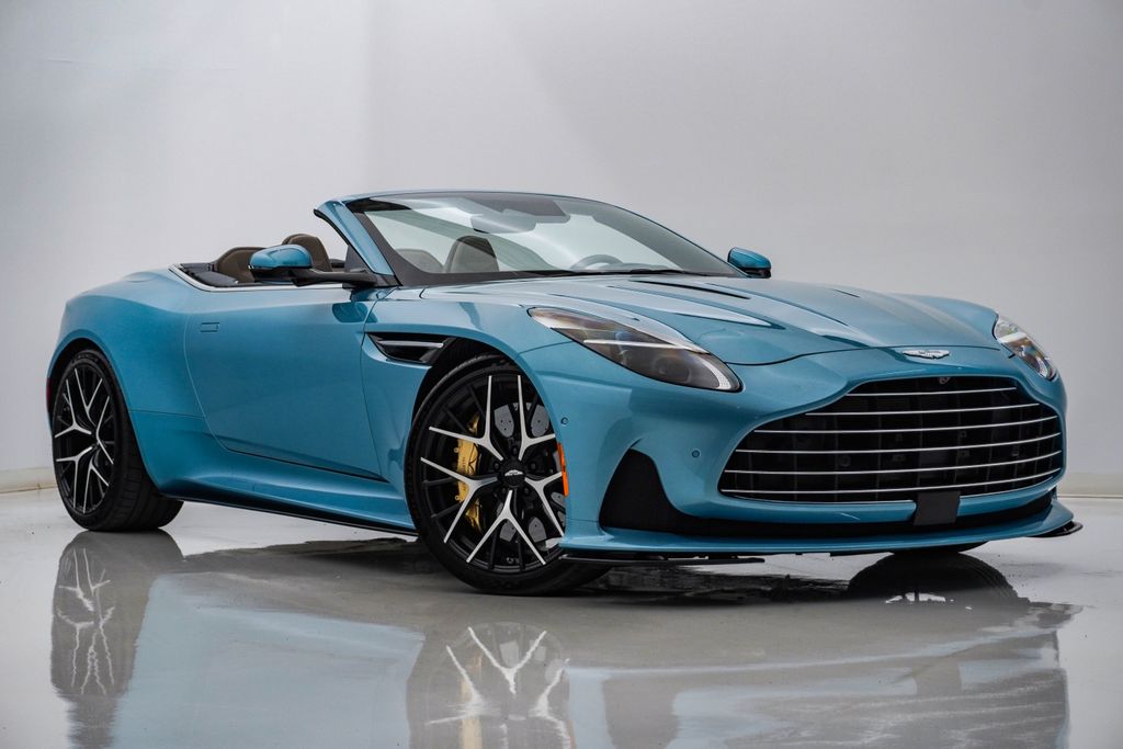 Q Caribbean Blue Pearl 2 2024 Aston Martin DB12 Convertible Rear-Wheel Drive 8-Speed Automatic