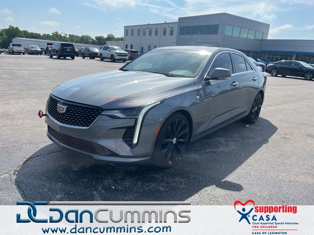 Gray (Satin Steel Metallic) 2020 Cadillac CT4 Luxury RWD Sedan Rear-Wheel Drive 8-Speed Automatic