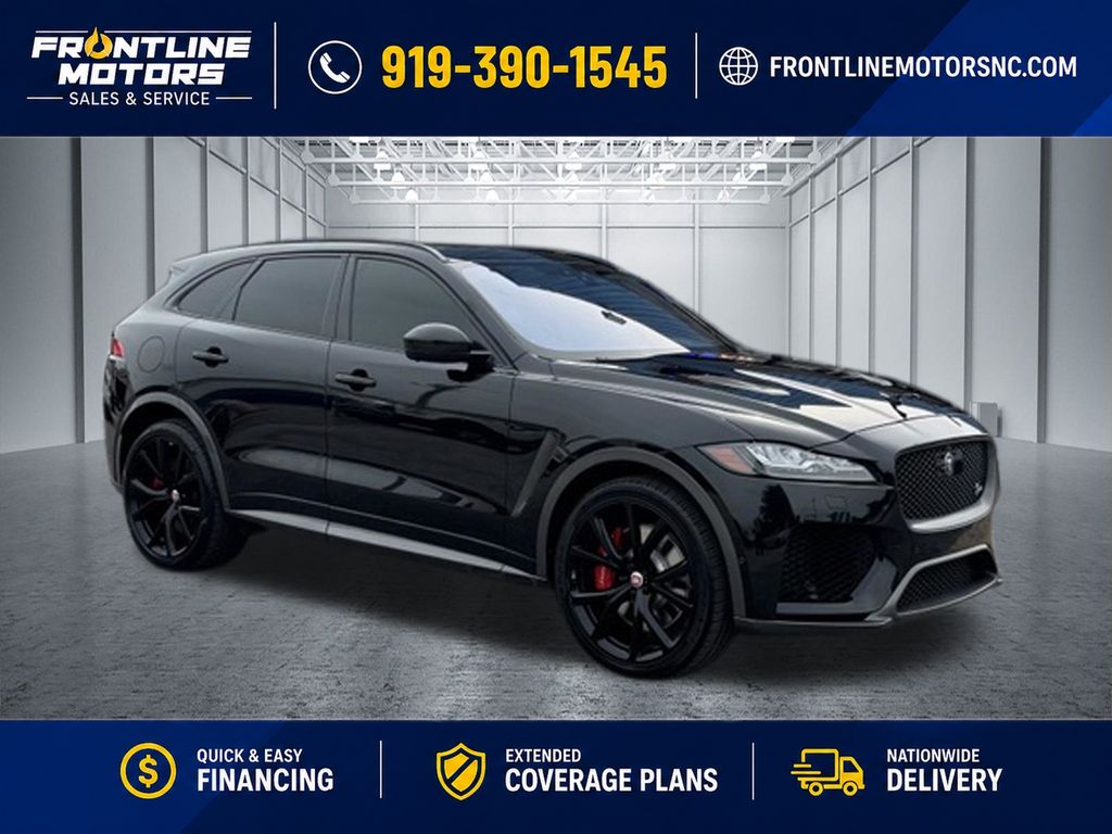 Narvik Black 2020 Jaguar F-PACE SUV / Crossover All-Wheel Drive 8-Speed Automatic