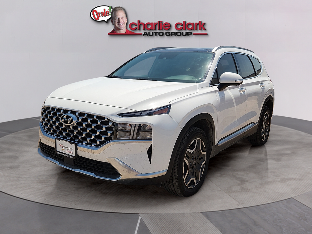 Serenity White Pearl 2023 Hyundai Santa Fe Hybrid SUV / Crossover All-Wheel Drive 6-Speed Automatic
