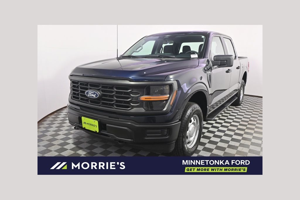 Blue Metallic 2025 Ford F-150 Pickup Truck Four-Wheel Drive Automatic