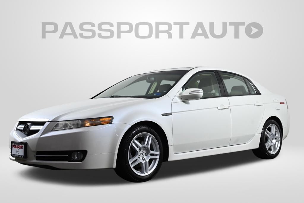 White Diamond Pearl 2008 Acura TL Sedan Front-Wheel Drive Automatic