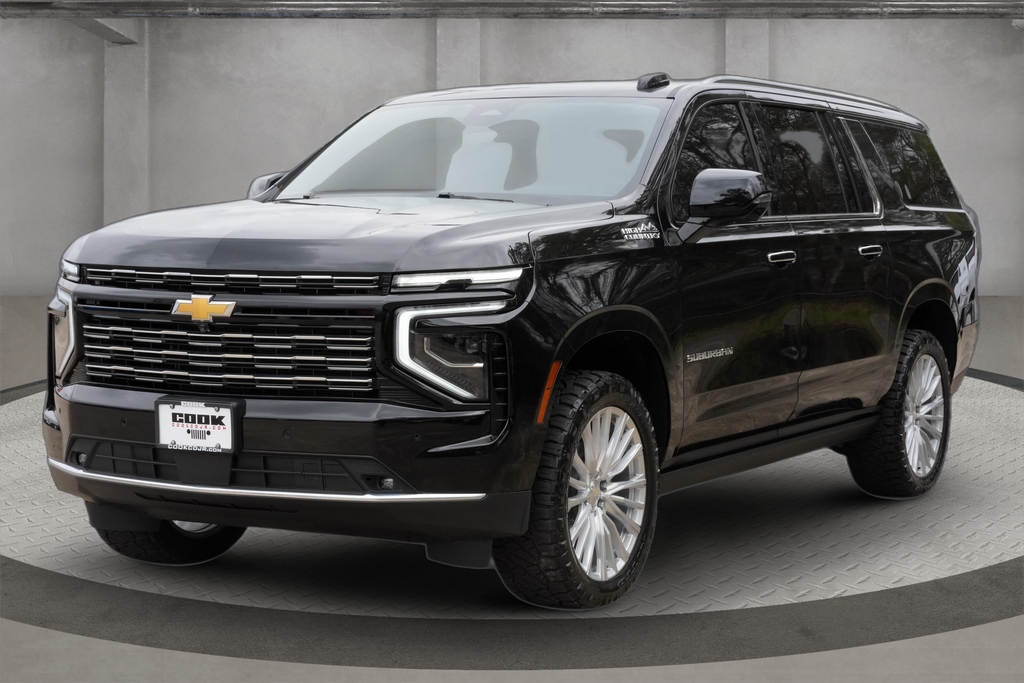 Black 2025 Chevrolet Suburban High Country 4WD SUV / Crossover Four-Wheel Drive