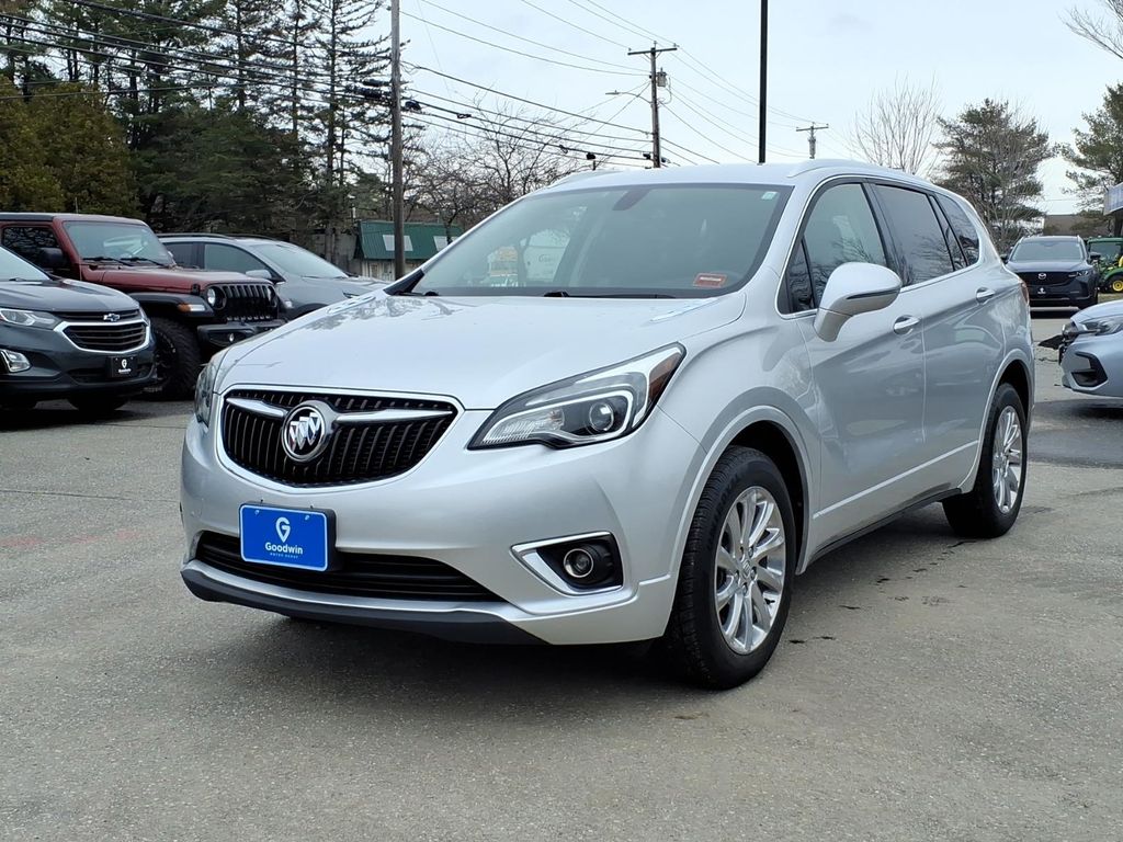 Galaxy Silver Metallic 2019 Buick Envision Essence AWD SUV / Crossover All-Wheel Drive 6-Speed Automatic