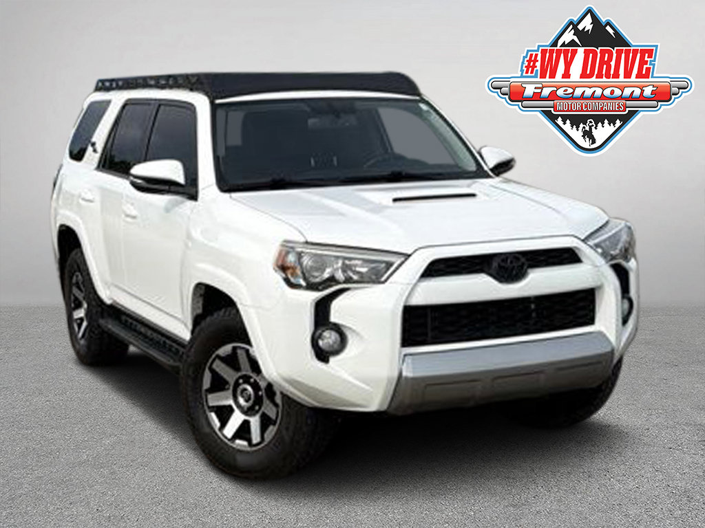 Super White 2018 Toyota 4Runner SUV / Crossover Four-Wheel Drive 5-Speed Automatic Overdrive
