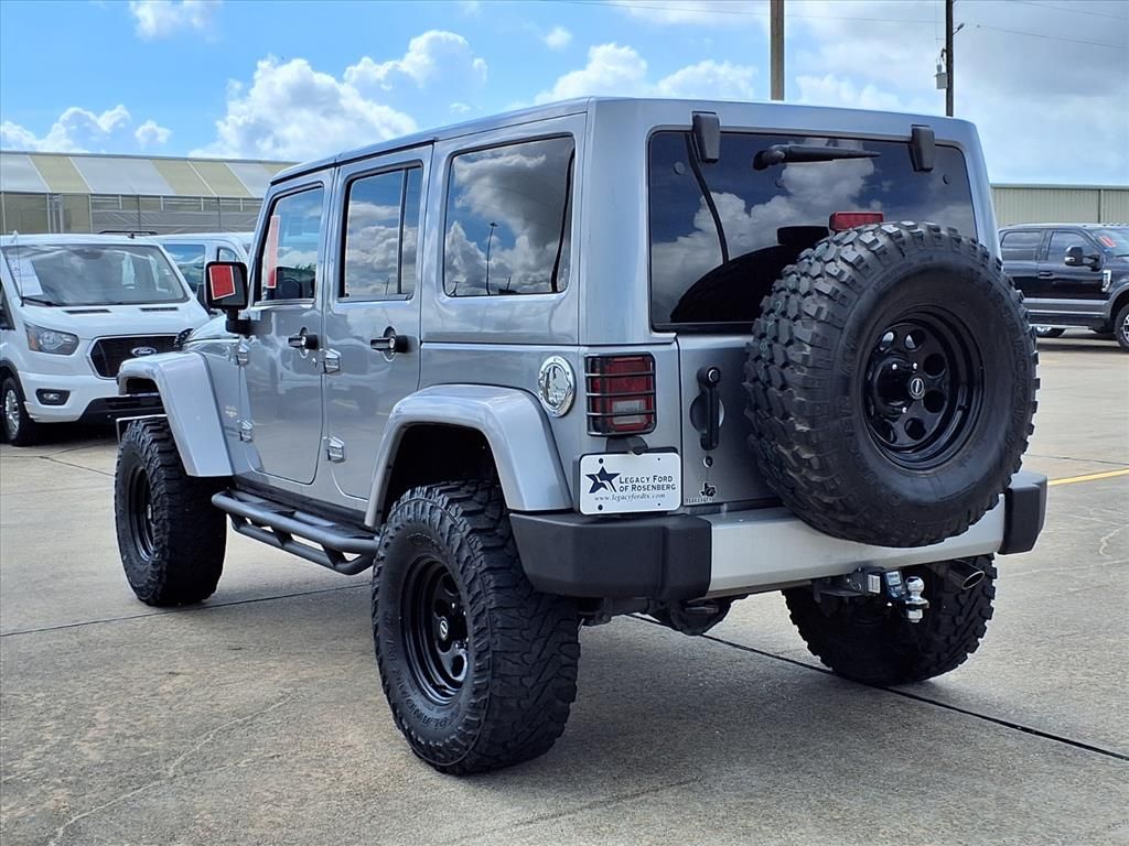 2013 Jeep Wrangler Unlimited Sahara Silver at Emmons Autoplex