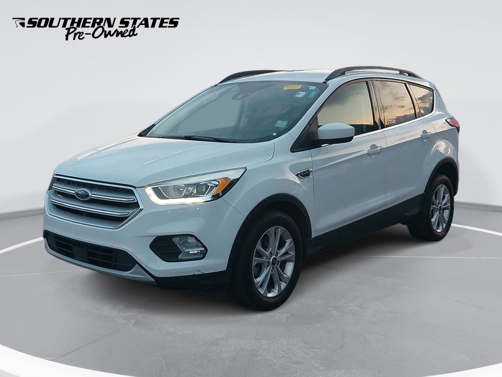 Oxford White 2019 Ford Escape SEL FWD SUV / Crossover Front-Wheel Drive 6-Speed Automatic