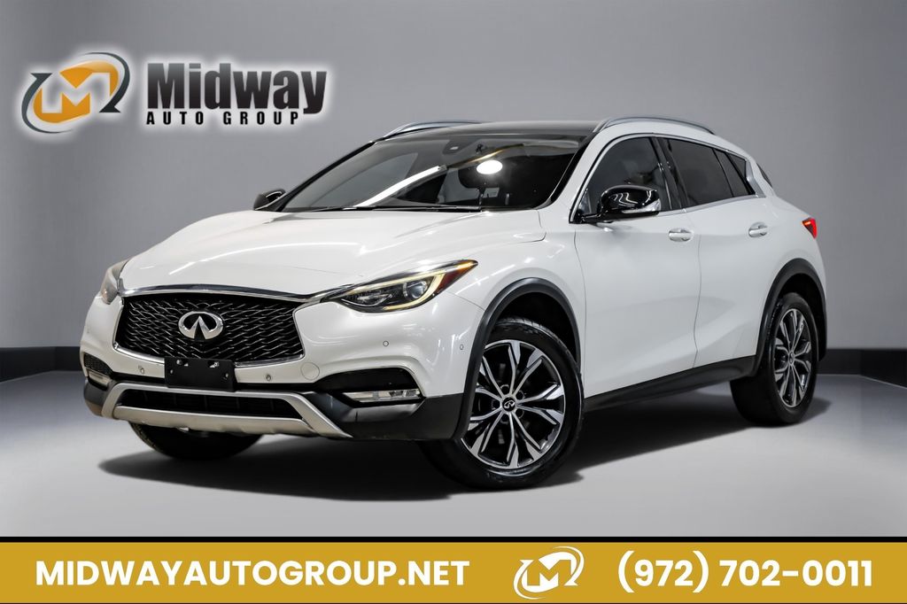 Majestic White 2017 INFINITI QX30 SUV / Crossover All-Wheel Drive 7-Speed Automatic