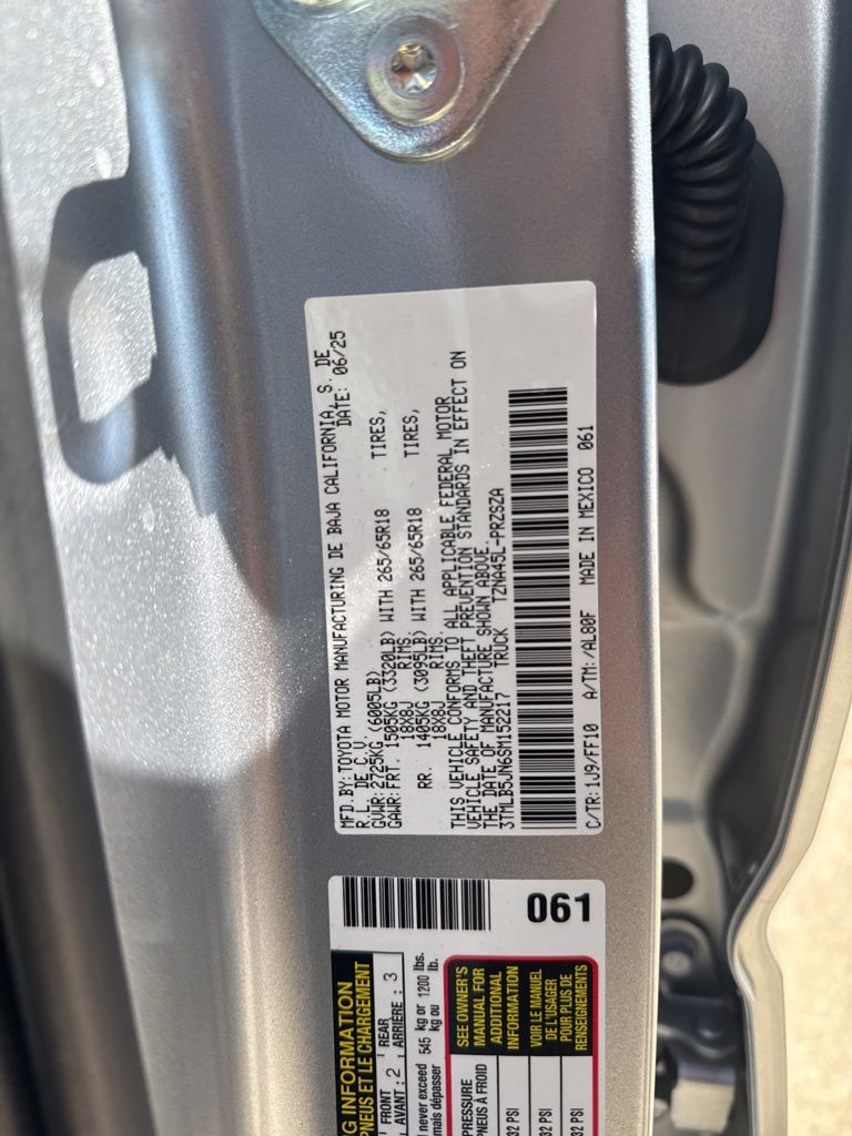 Used 2025 Toyota Tacoma Truck
