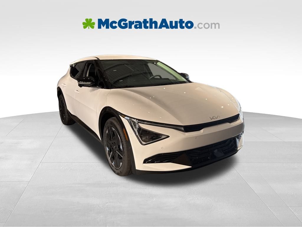 Glacier White Pearl 2025 Kia EV6 Wind AWD SUV / Crossover All-Wheel Drive 1-Speed Automatic