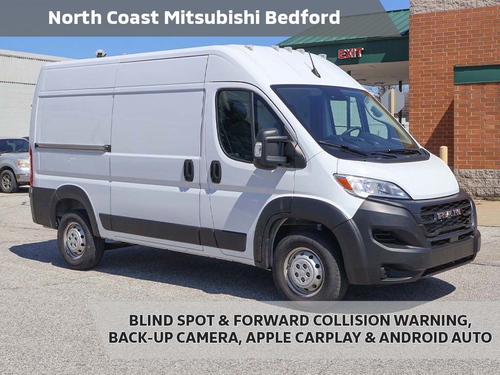 Bright White Clearcoat 2023 RAM ProMaster 1500 136 High Roof Cargo Van FWD Van Front-Wheel Drive 9-Speed Automatic