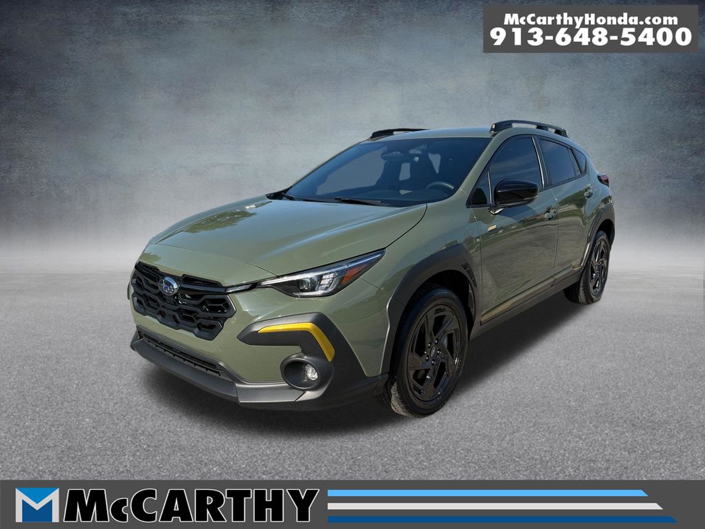 Alpine Green 2024 Subaru Crosstrek SUV / Crossover All-Wheel Drive Continuously Variable Transmission