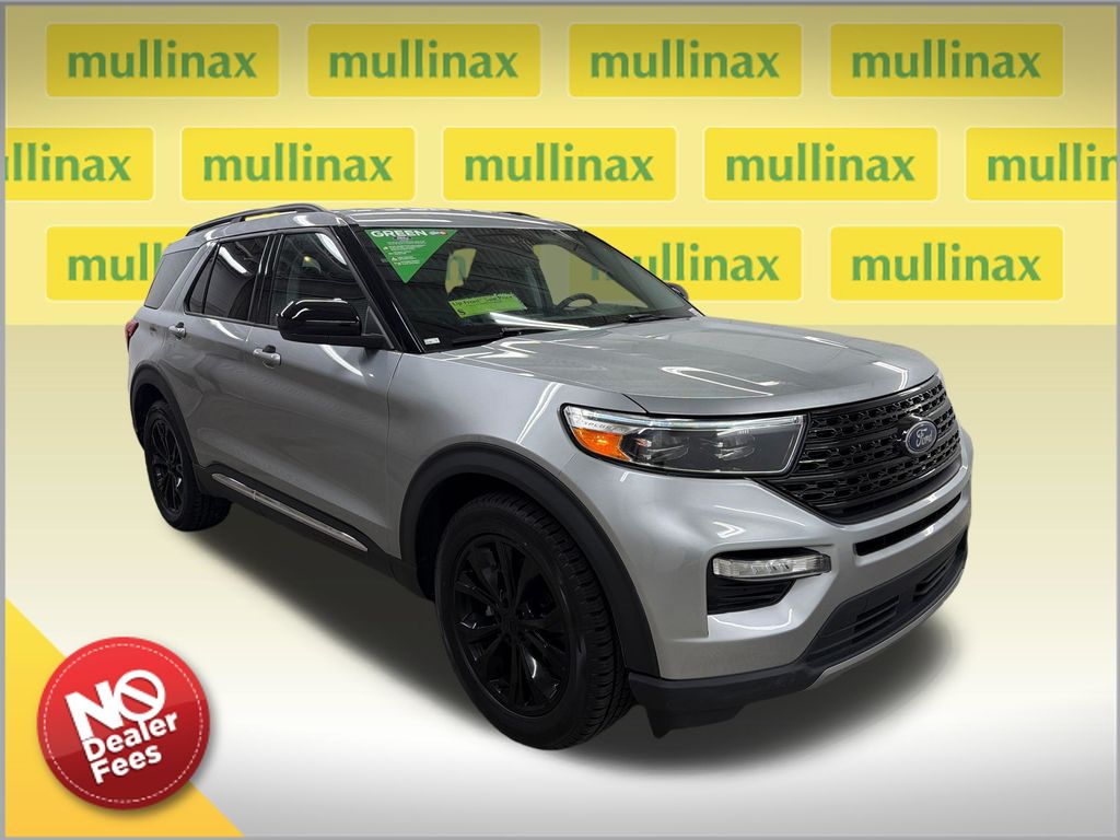 Iconic Silver Metallic 2023 Ford Explorer SUV / Crossover Rear-Wheel Drive Automatic