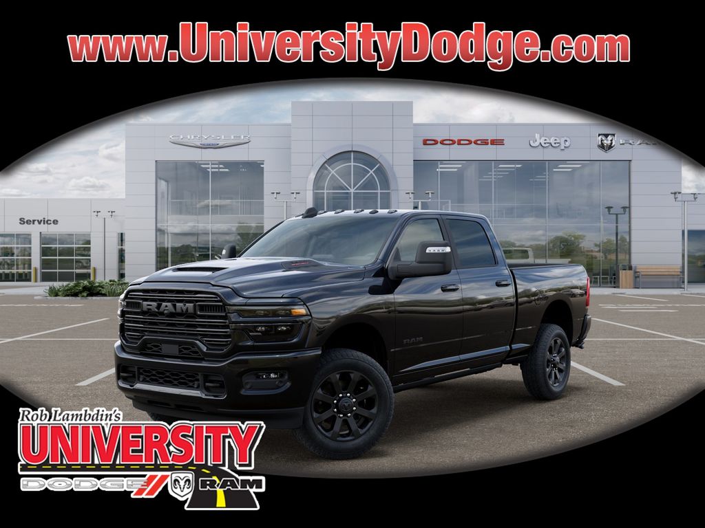 Diamond Black Crystal Pearlcoat 2026 RAM 2500 Pickup Truck Four-Wheel Drive 8-Speed Automatic