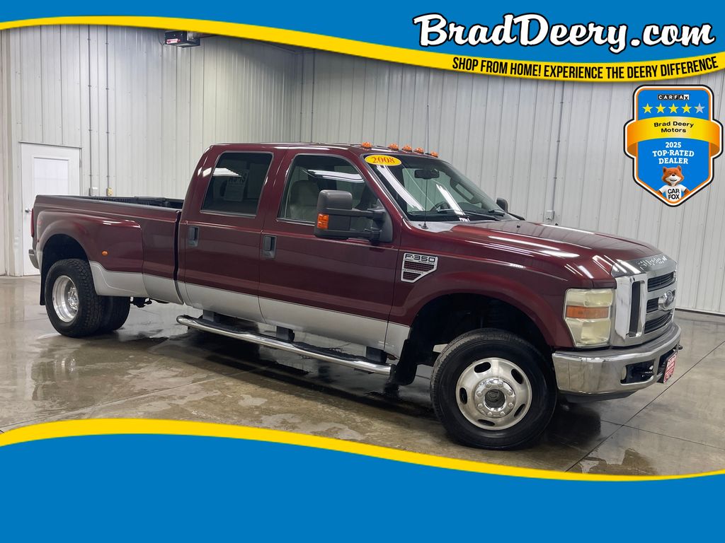 Dark Toreador Red 2008 Ford F-350 Super Duty Pickup Truck Four-Wheel Drive 5-Speed Automatic Overdrive