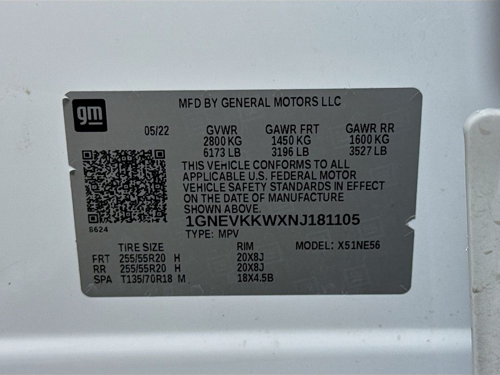 Used Car 2022 Chevrolet Traverse  Premier For Sale Under $35,000 In Austin, Texas