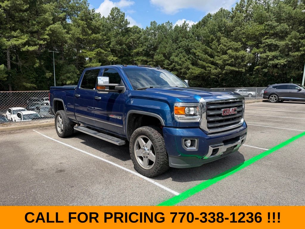 Stone Blue Metallic 2017 GMC Sierra 2500HD Pickup Truck Four-Wheel Drive 6-Speed Automatic Overdrive