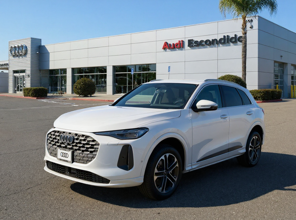 Glacier White Metallic 2026 Audi Q5 SUV / Crossover All-Wheel Drive 7-Speed Automatic