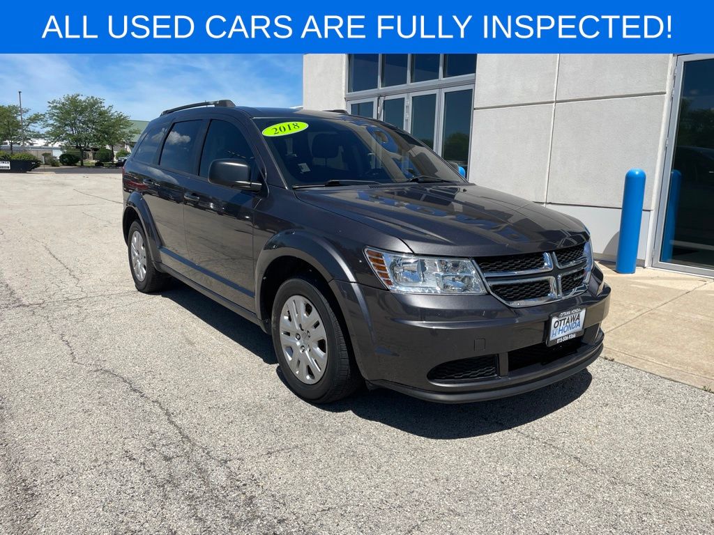 Gray (Granite Crystal Metallic Clearcoat) 2018 Dodge Journey SUV / Crossover Front-Wheel Drive 4-Speed Automatic