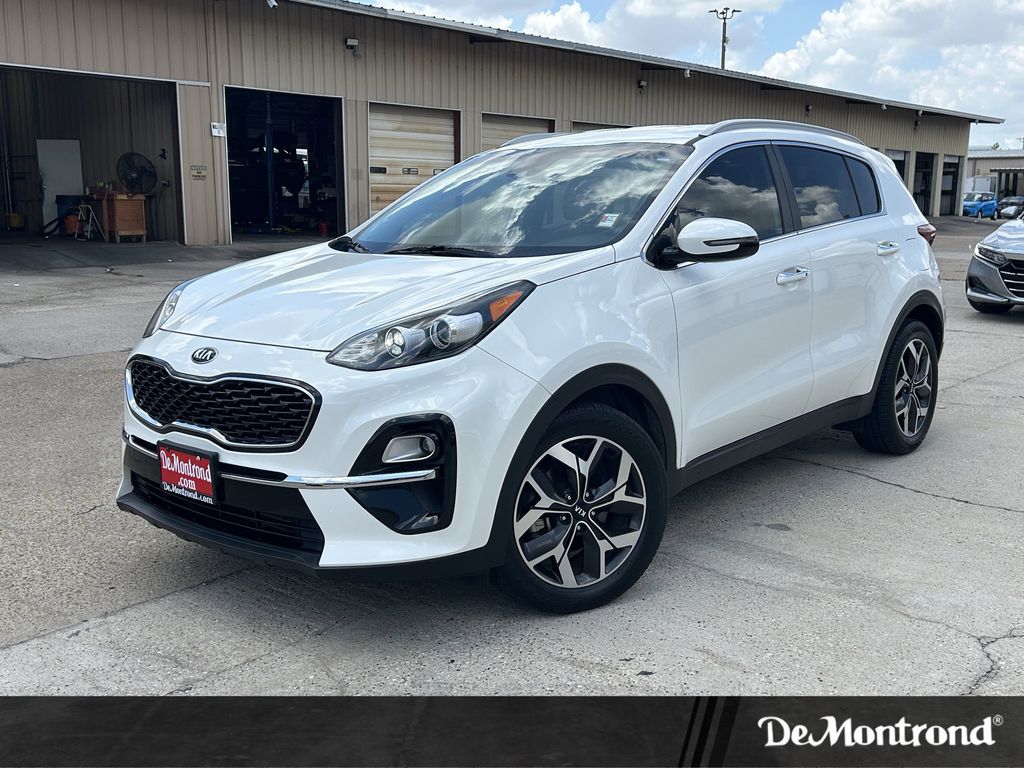 2021 Kia Sportage EX White at DeMontrond Automotive Group