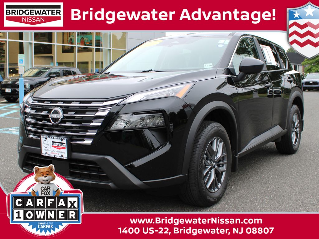 Super Black 2025 Nissan Rogue SUV / Crossover All-Wheel Drive Continuously Variable Transmission