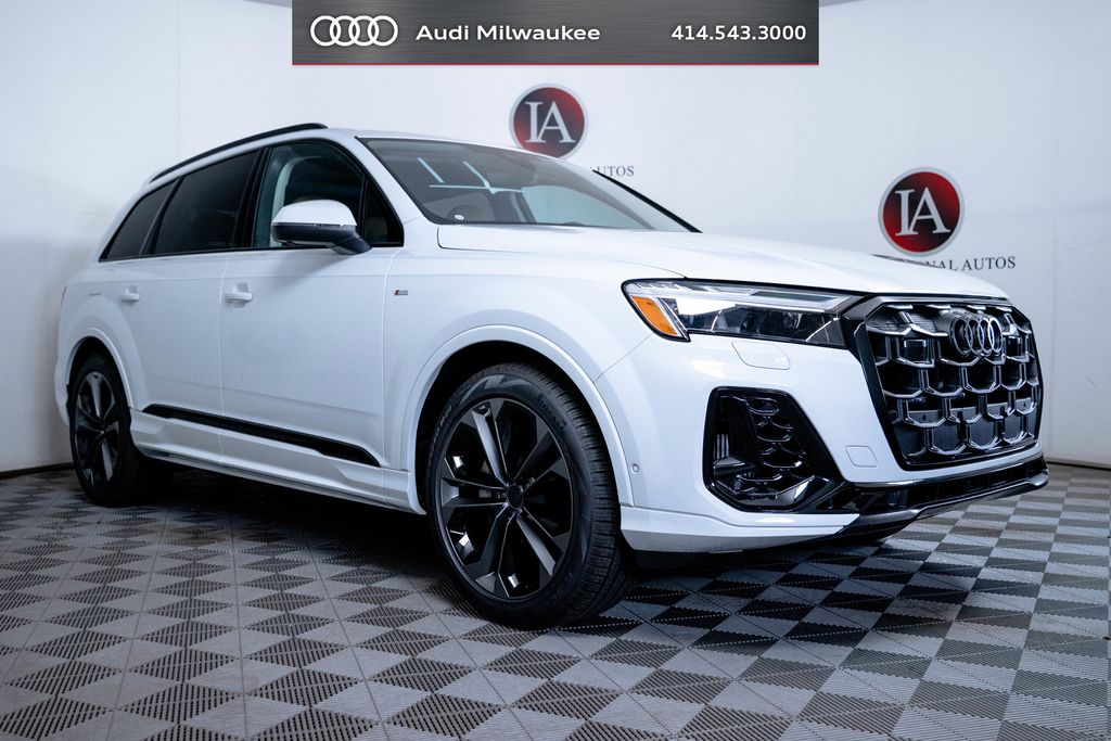 Glacier White Metallic 2026 Audi Q7 SUV / Crossover All-Wheel Drive 8-Speed Automatic