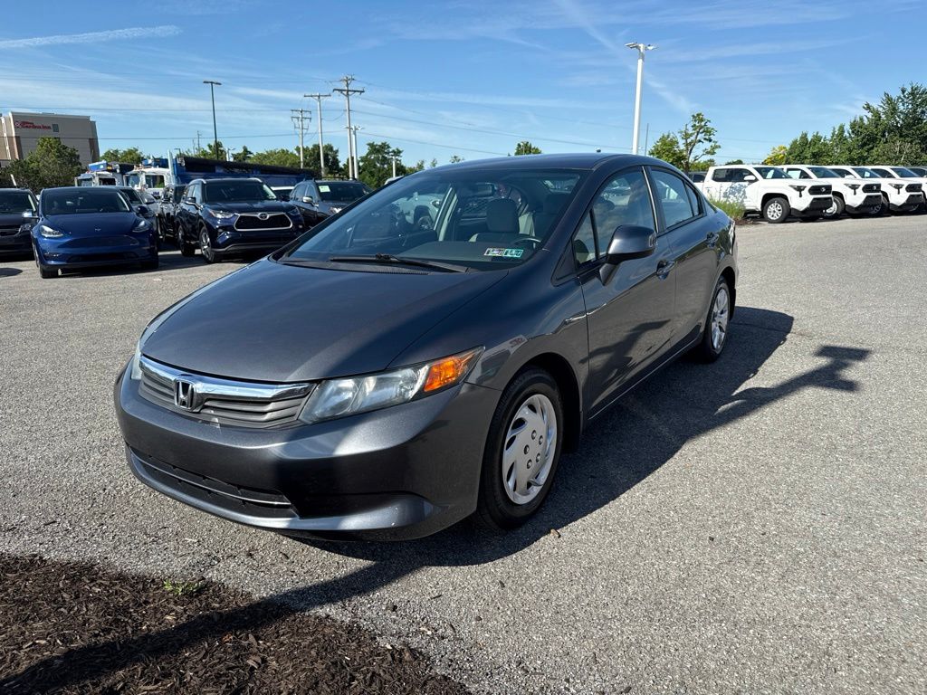 Used 2012 Honda Civic LX with VIN 19XFB2F5XCE379619 for sale in Carnot-Moon, PA