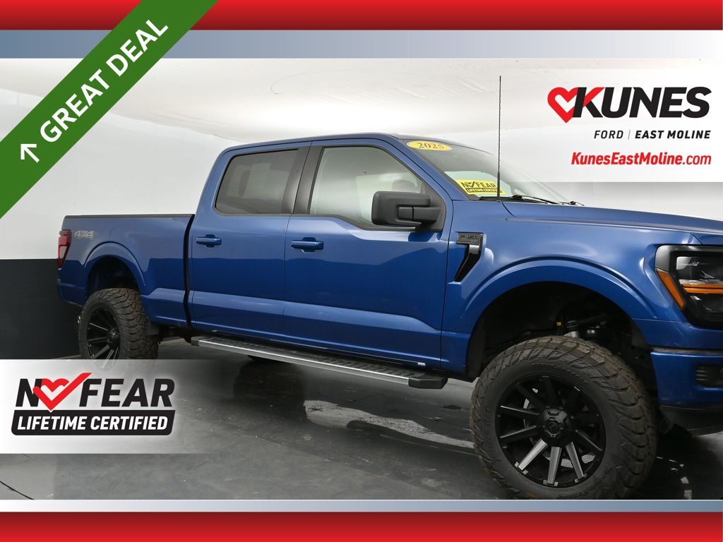 Atlas Blue Metallic 2025 Ford F-150 Pickup Truck Four-Wheel Drive Automatic