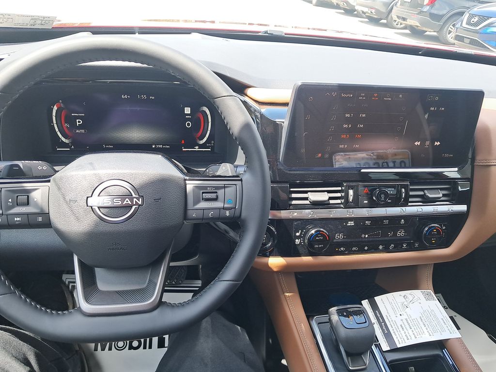 2026 Nissan Pathfinder Platinum Red at John Sisson Motors