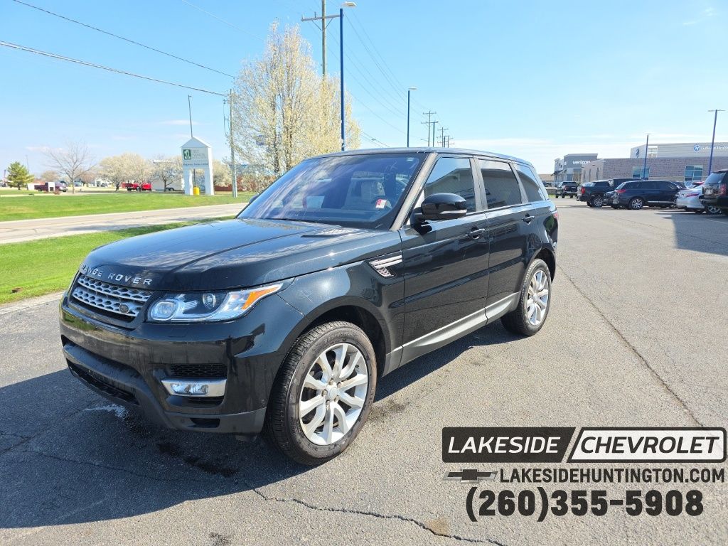 Black 2017 Land Rover Range Rover Sport V6 HSE 4WD SUV / Crossover All-Wheel Drive Automatic