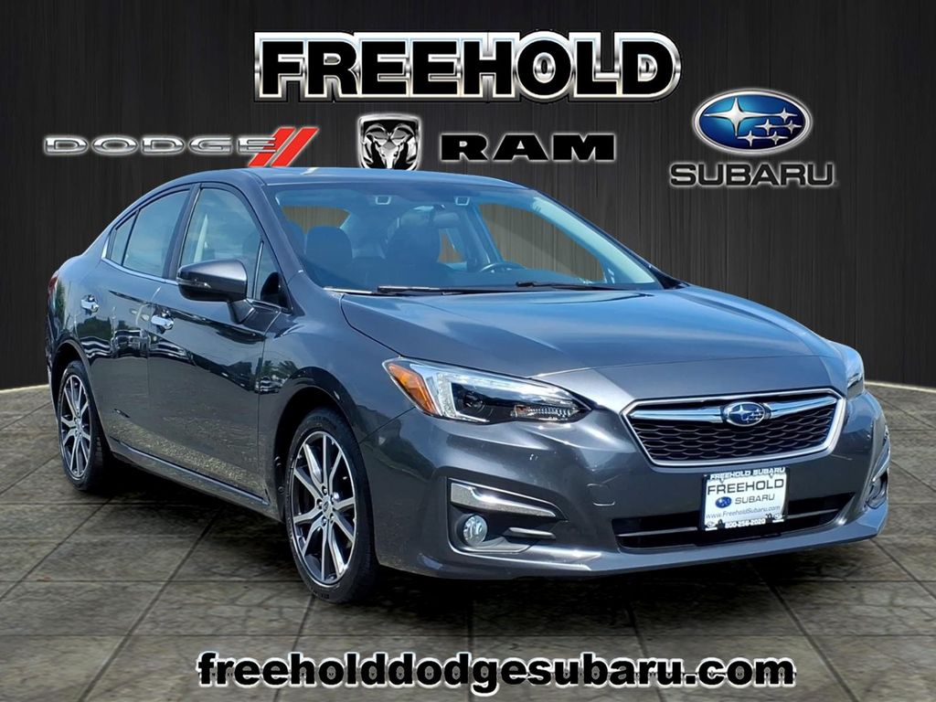 Magnetite Gray Metallic 2018 Subaru Impreza Sedan All-Wheel Drive Continuously Variable Transmission