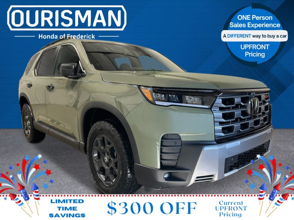 Ash Green Metallic 2026 Honda Pilot SUV / Crossover All-Wheel Drive Automatic