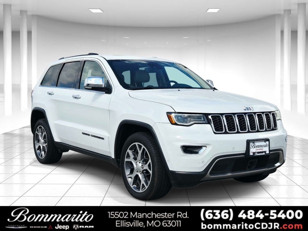 Bright White Clearcoat 2019 Jeep Grand Cherokee SUV / Crossover Four-Wheel Drive 8-Speed Automatic